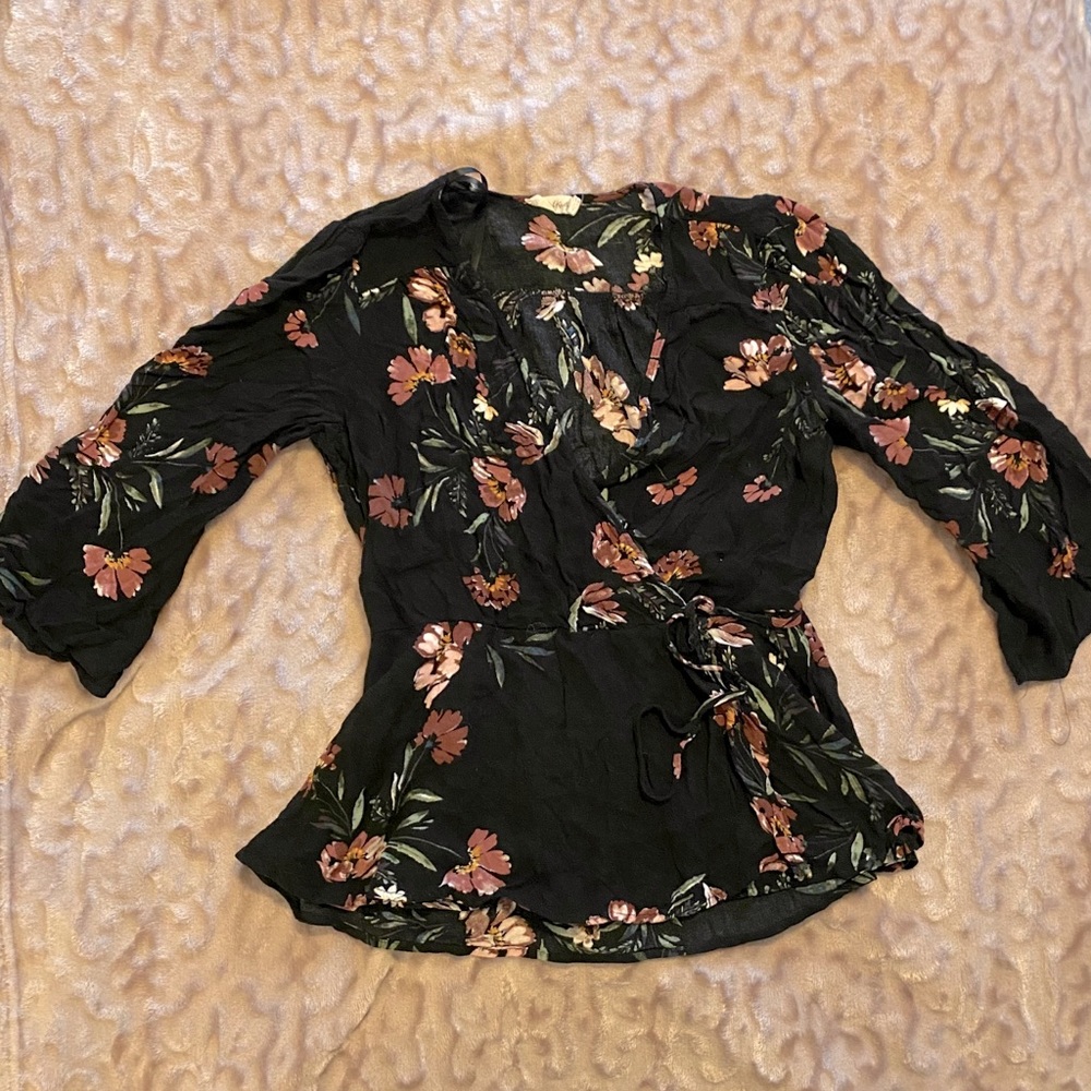 Wrap blouse